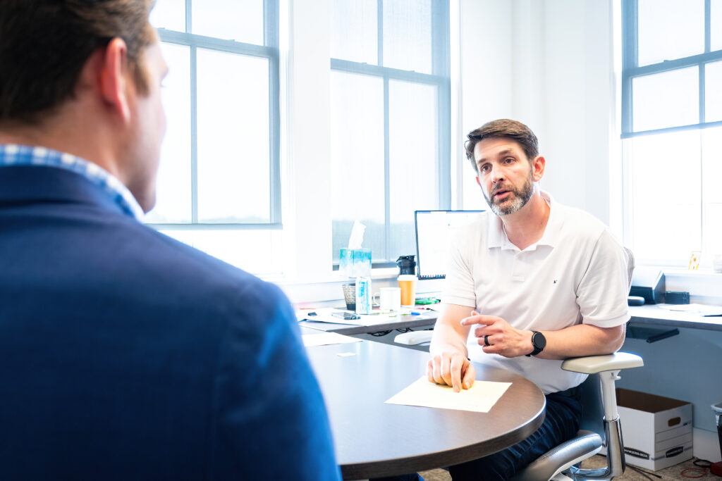 Real estate attorney and buyer capture terms of sale within a contract. 